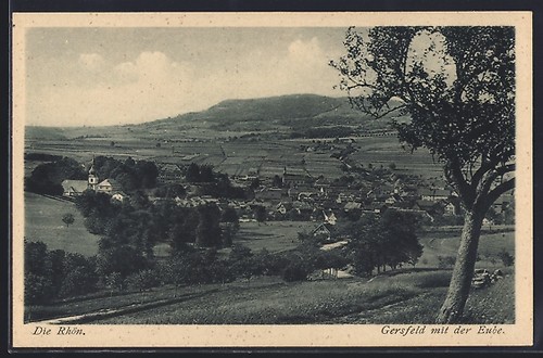 Gersfeld blick auf die stadt - blick,