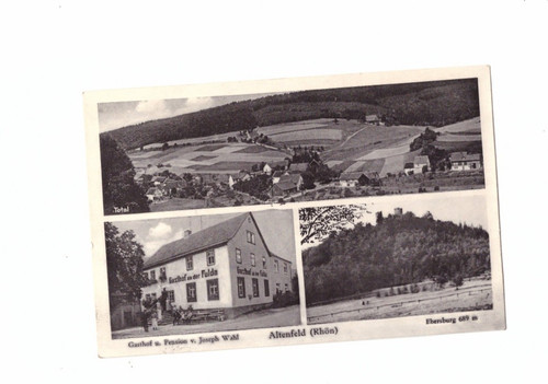 Altenfeld gersfeld mit - ak,