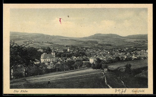 Gersfeld rhön ortsansicht - gersfeld,