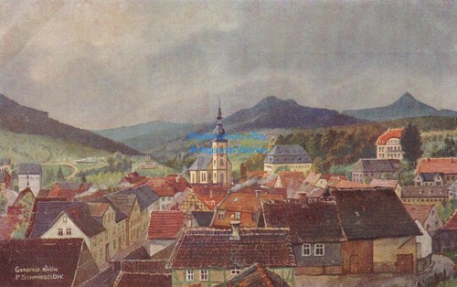 Künstler schmiegelow - künstler-ak,