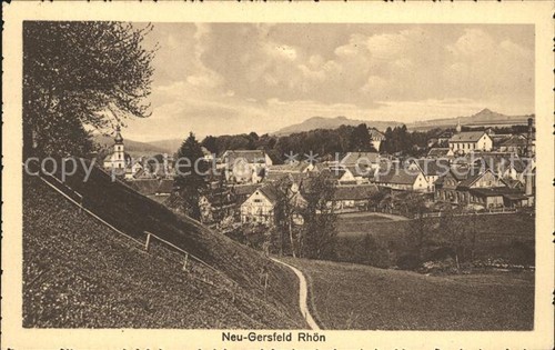 Gersfeld rhoen ortsansicht - gersfeld,