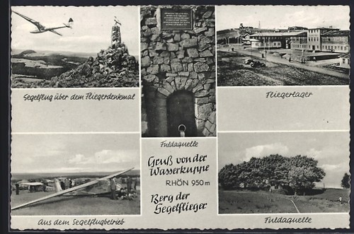 Ansichtskarte gersfeld - ansichtskarte,