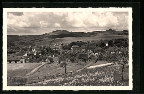 Ansichtskarte gersfeld rhön - ansichtskarte, /rhön