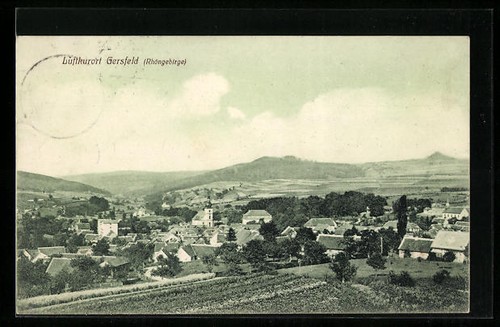 Ansichtskarte gersfeld - ansichtskarte, /