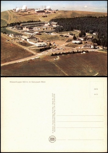 Ansichtskarte gersfeld - ansichtskarte, (rhön)