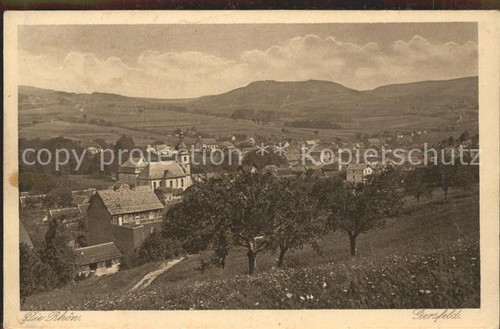 Gersfeld rhoen ortsansicht - gersfeld,