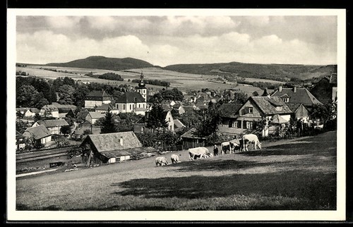 Gersfeld ortsansicht mit - ortsansicht,