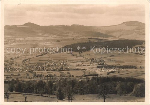 Gersfeld rhoen panorama - gersfeld,