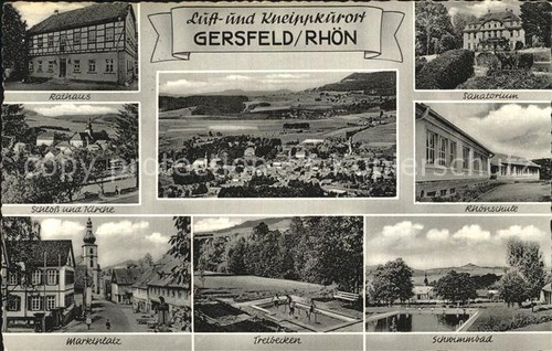 Gersfeld rhoen rathaus schloss - rhoen,
