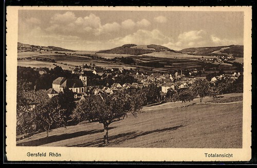 Gersfeld rhön totalansicht - /rhön,,