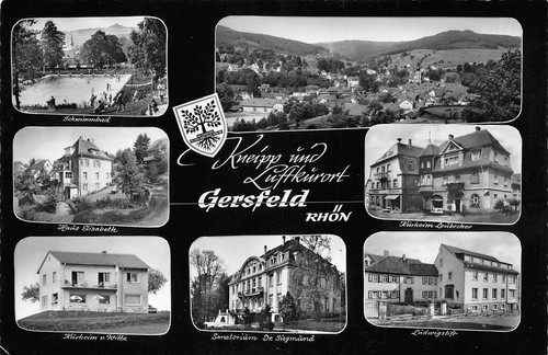 Gersfeld mehrbildkarte ngl - gersfeld,