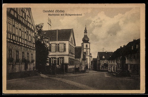 Ansichtskarte gersfeld rhön - gersfeld, /rhön