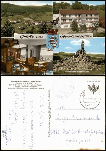 Gersfeld mehrbildkarte - (rhön),