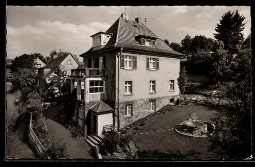 Ansichtskarte gersfeld rhön - ansichtskarte,