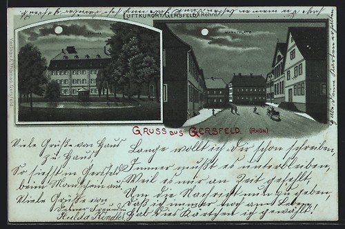 Mondschein-Lithographie