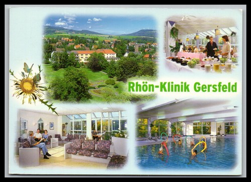 Ansichtskarte rhön klinik - ansichtskarte, rhön-klinik