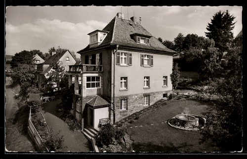 Ansichtskarte gersfeld rhön - ansichtskarte,